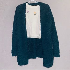 Fuzzy Blue Sweater